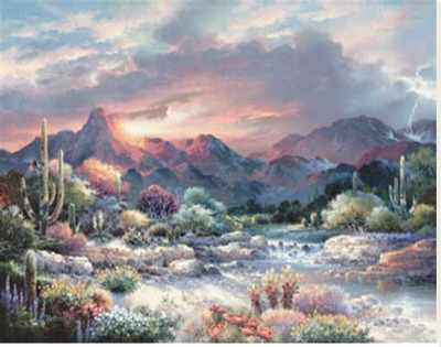 Sonoran Sunrise Stretched Canvas Print Sonoran Sunrise Stretched Canvas Print