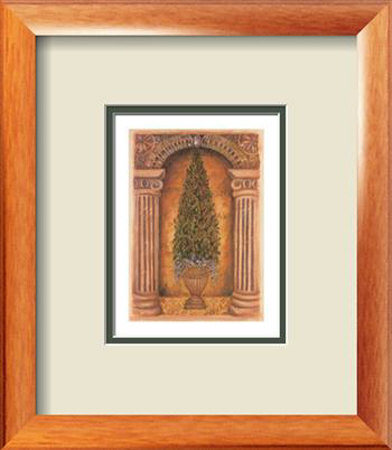 Boxwood Niche Framed Print Boxwood Niche Framed Print