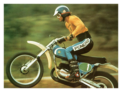 Bultaco Pursang Motorcycle MX Giclee Print Bultaco Pursang Motorcycle MX Giclee Print