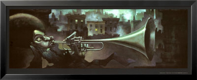 Trumpet Man Framed Print Trumpet Man Framed Print