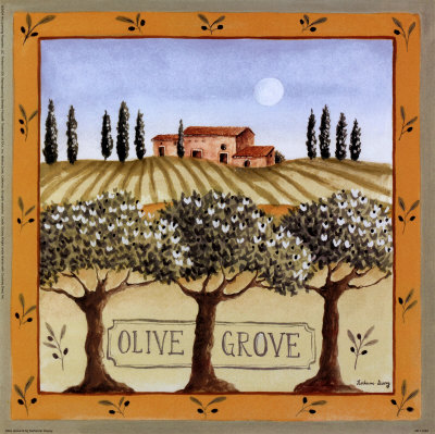 Olive Grove III Print Olive Grove III Print