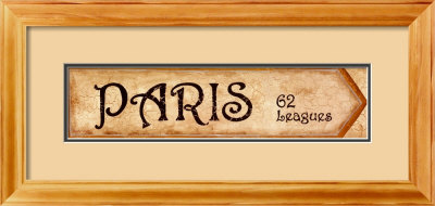 Paris 62 Leagues Framed Print Paris 62 Leagues Framed Print