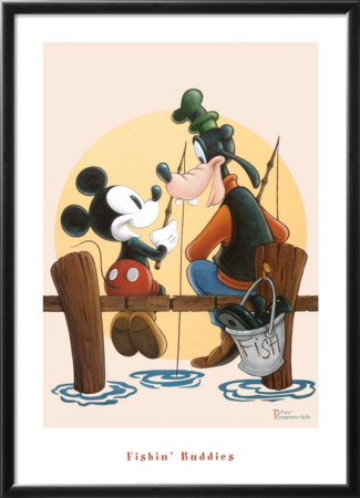 Fishin' Buddies Framed Print Fishin' Buddies Framed Print