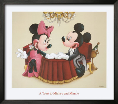 A Toast to Mickey and Minnie Framed Print A Toast to Mickey and Minnie Framed Print