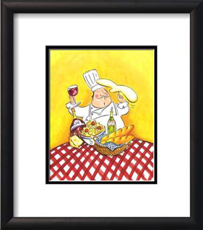 Italian Chef Framed Print Italian Chef Framed Print