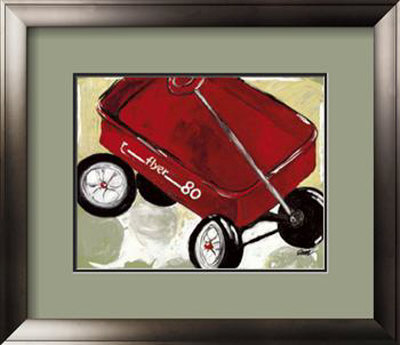 Little Red Wagon Framed Print Little Red Wagon Framed Print
