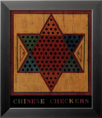 Chinese Checkes Framed Print Chinese Checkes Framed Print
