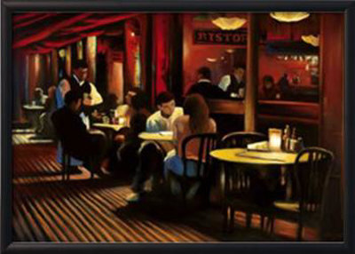 Cafe I Framed Print Cafe I Framed Print
