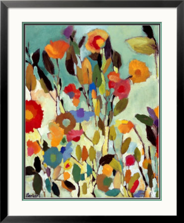 Turquoise Garden Framed Print Turquoise Garden Framed Print