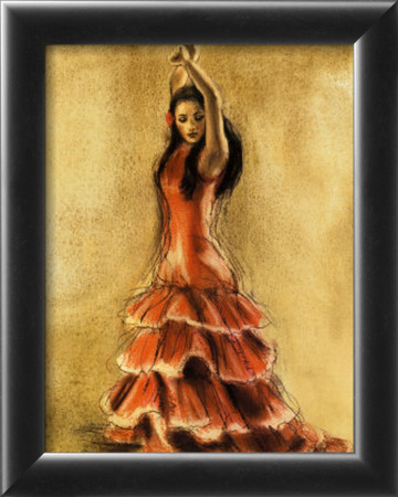 Flamenco Dancer I Framed Print Flamenco Dancer I Framed Print