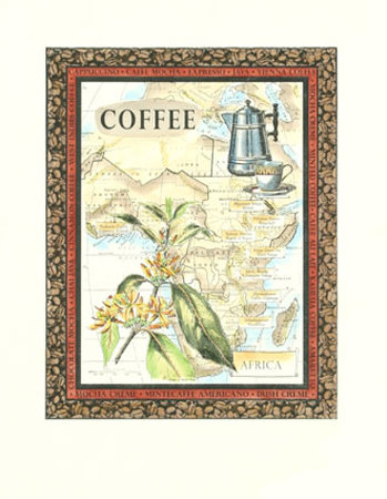 African Coffee Print African Coffee Print