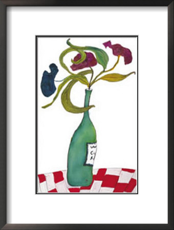 Bistro Floral One Framed Print Bistro Floral One Framed Print