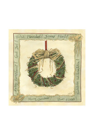 Raffia Wreath I Print Raffia Wreath I Print