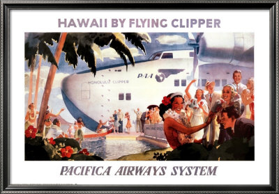 Honolulu Clipper Framed Print Honolulu Clipper Framed Print