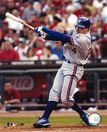 Nick Johnson - 2004 Batting Action Photograph Nick Johnson - 2004 Batting Action Photograph