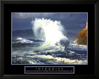 Integrity-Wave Framed Print Integrity-Wave Framed Print