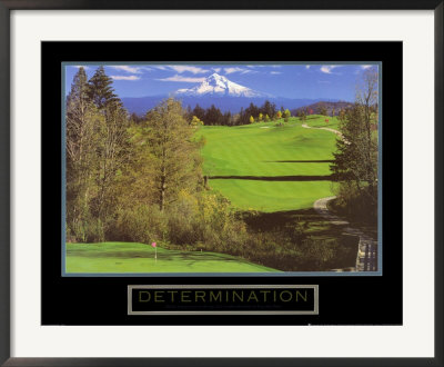 Determination - Golf Framed Print Determination - Golf Framed Print