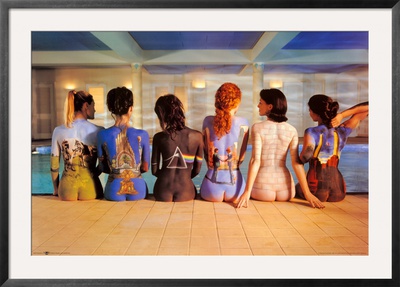 Pink Floyd - Back Catalogue Framed Poster Pink Floyd - Back Catalogue Framed Poster