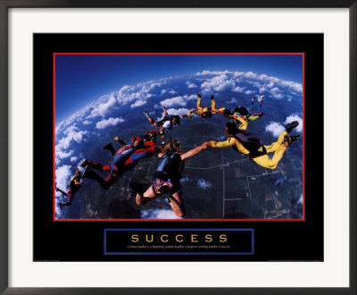 Success - Skydivers Framed Print Success - Skydivers Framed Print