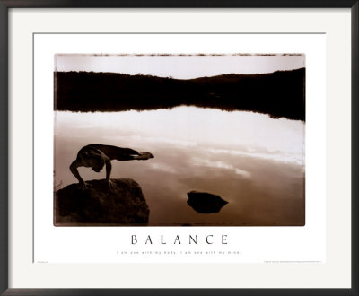 Balance Framed Print Balance Framed Print
