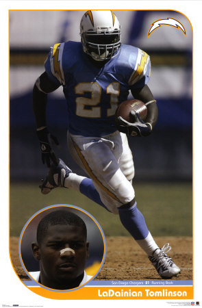 LaDainian Tomlinson Poster LaDainian Tomlinson Poster