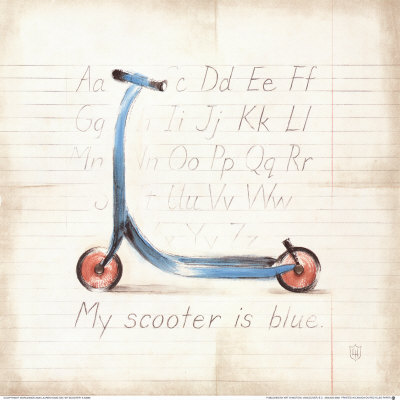 My Scooter Print My Scooter Print
