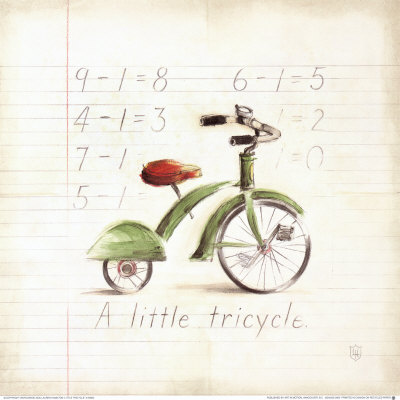 Little Tricycle Print Little Tricycle Print