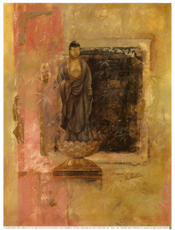 Gold Bamboo Print Gold Bamboo Print