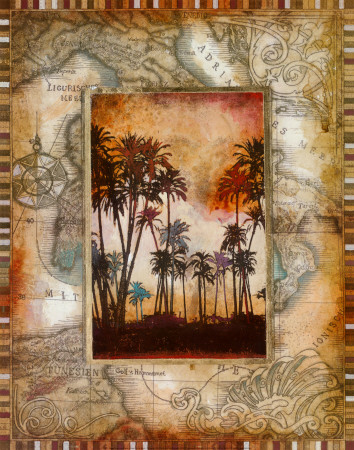 Tahitian Sunset I Print Tahitian Sunset I Print
