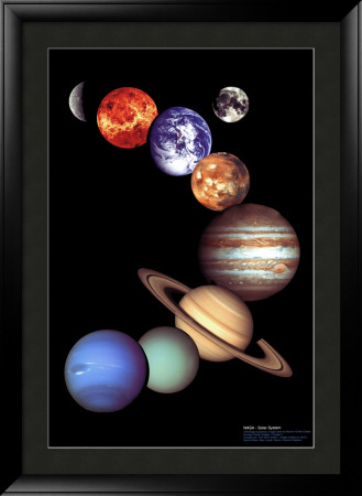 Nasa Solar System Framed Poster Nasa Solar System Framed Poster