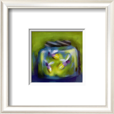 Fireflies in Jar Framed Print Fireflies in Jar Framed Print