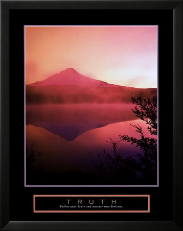 Truth - Misty Mountain Framed Print Truth - Misty Mountain Framed Print