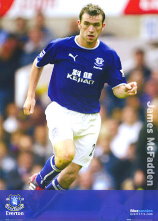 Everton - McFadden Poster Everton - McFadden Poster