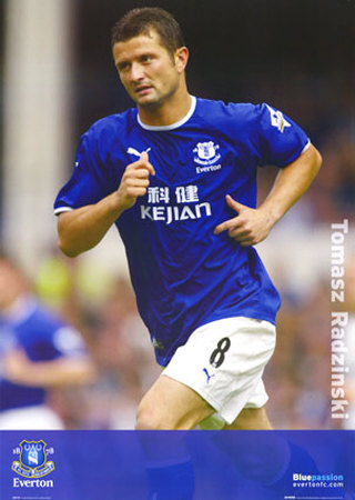 Everton - Radzinski Poster Everton - Radzinski Poster