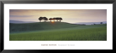 Somerset Sunrise Framed Print Somerset Sunrise Framed Print