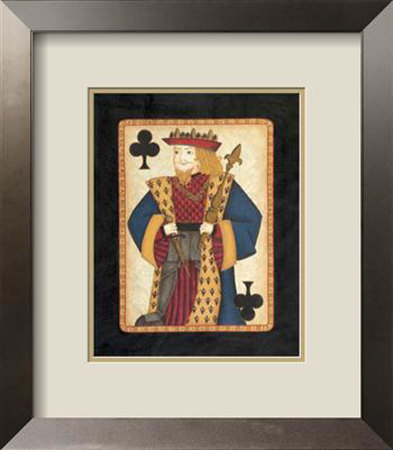 King of Clubs Framed Print King of Clubs Framed Print