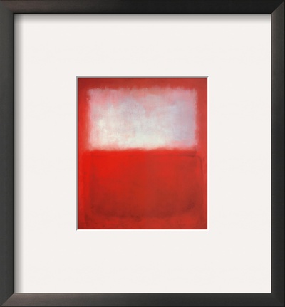 White over Red Framed Print White over Red Framed Print