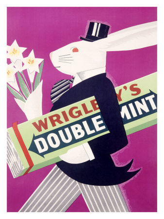 Wrigley's Chewing Gum Giclee Print Wrigley's Chewing Gum Giclee Print