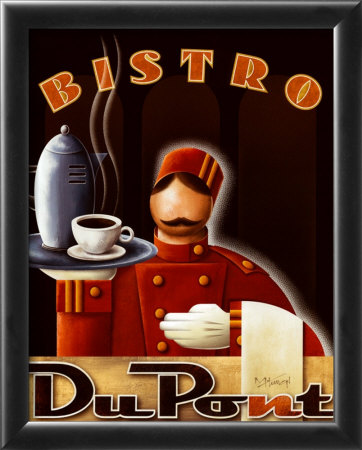 Bistro DuPont Framed Print Bistro DuPont Framed Print