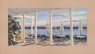 The Point Dock Framed Print The Point Dock Framed Print