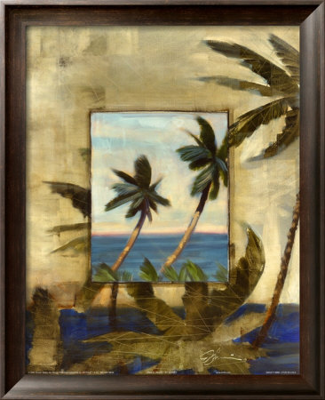 Breezy Palms I Framed Print Breezy Palms I Framed Print