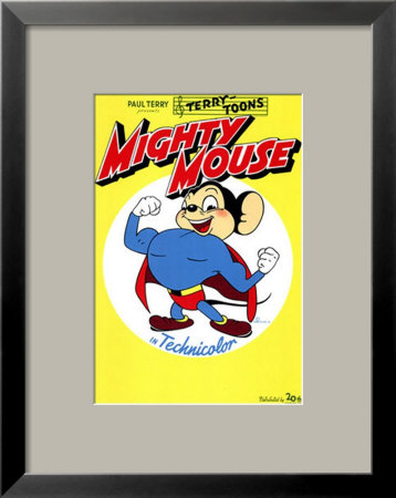 Mighty Mouse Framed Print Mighty Mouse Framed Print