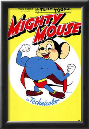Mighty Mouse Framed Print Mighty Mouse Framed Print