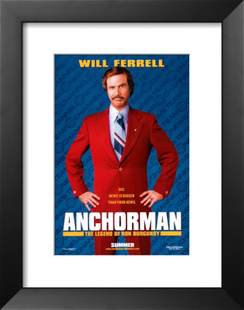 Anchorman Framed Print Anchorman Framed Print