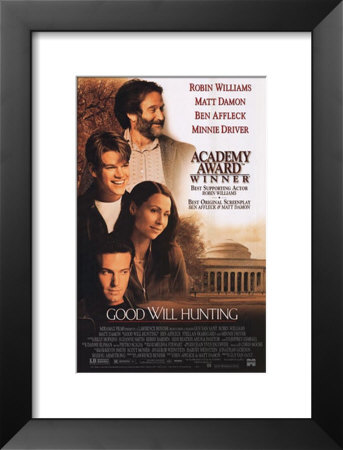 Good Will Hunting Framed Print Good Will Hunting Framed Print