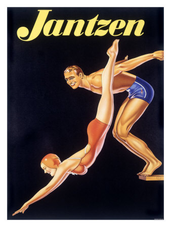 Jantzen Men Womens Swimwear Giclee Print Jantzen Men Womens Swimwear Giclee Print