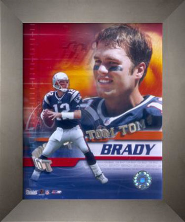 Tom Brady - Composite - ©Photofile Framed Print Tom Brady - Composite - ©Photofile Framed Print