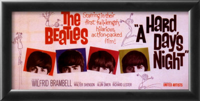 A Hard Day's Night Framed Print A Hard Day's Night Framed Print