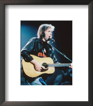 Neil Young Framed Print Neil Young Framed Print