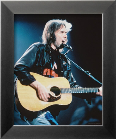 Neil Young Framed Print Neil Young Framed Print